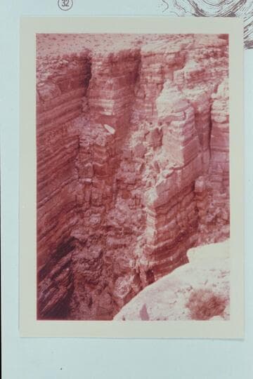 Indian Mail Trail.  Down ravine second from left