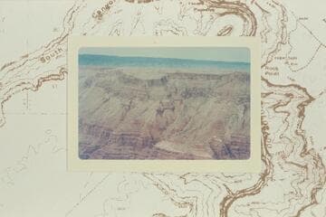 Slump block north of South or Paradise Canyon