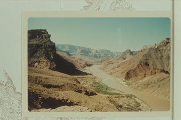 Down to mouth of Chuar or Lava Canyon and Rapid