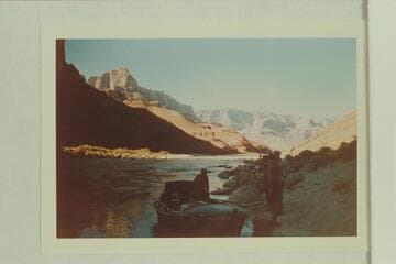 The "Kitty" at camp above Chuar Rapid.  Morning