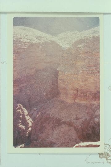 Grapevine Springs from northwest side of Grapevine Canyon