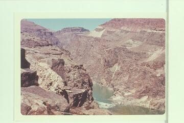 Across the Colorado River to Hance Asbestos Mine