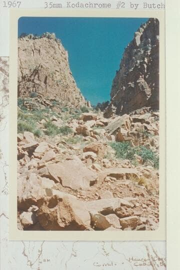 To Grandview Trail from west arm of Hance