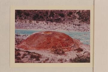 Sipapu in Little Colorado.  Pool measures 9 ft.x 11ft.  Mound approximately 25 ft. high