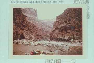 Camp at head of Sheer Wall Rapid