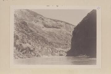 Up Marble Canyon from Mile 16.65