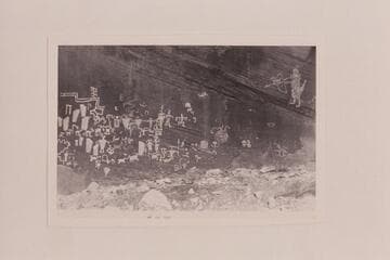 Writings below Smith Fork in Glen Canyon, Mile 131.8