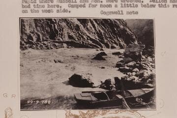 Lining of two boats; Galloway at right