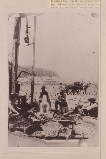 Artesian well at  Bluff