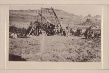 Oil well.  San Juan; Mexican Hat