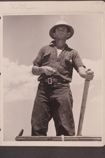 Del Reed, boatman with 1940 Grand Canyon traverse