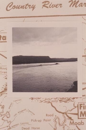 Joe Baker's "Bert Loper" towing a crippled cruiser from Bonita Bend to Mineral Canyon at the lower side of Fort Bottom