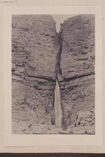 Mouth of stream from Surprise Valley reaching Grand Canyon 10 miles or so above Kanab-Wash