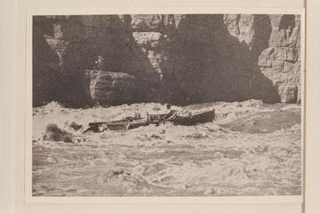 Dubendorff (?) in rapid in Marble Canyon