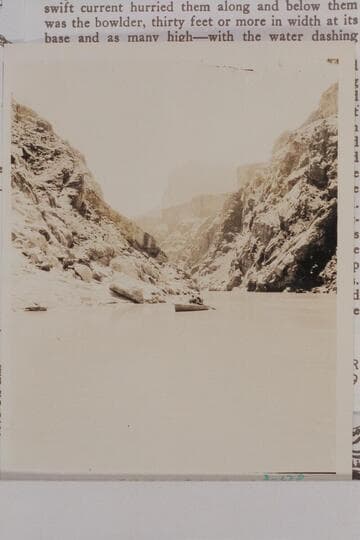 "About Ruby Canyon."  Bright Angel gauge:  2,650 cfs