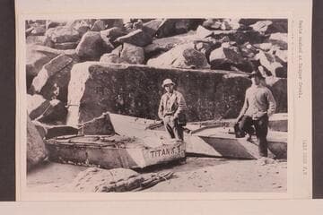 Boats cached at Badger Creek.  Russell and Quist?