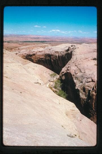 Dry tributary to Halls Creek below Baker's Ranch