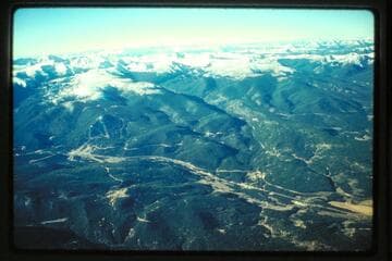 Top of Rockies, west of Pueblo
