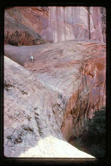 Steps out of Forgotten Canyon