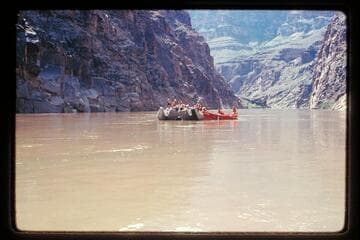 Stavely Raft rig, front view, Mile 236