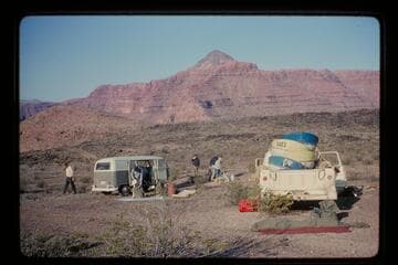 Camp at head; Whitmore Trail