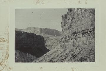 Coconino below Kaibab and Toroweap.  Salt Water Wash.  Soap Creek Canyon in distance