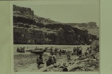 Just before the start of the Grand Canyon Motorcade, Paria Riffle