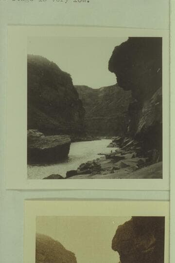 Boulder Narrows.  The water stage is very low