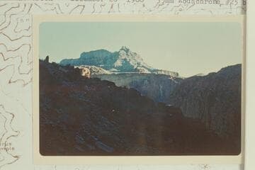 Cheops Pyramid from the south side of the river east of Salt Creek