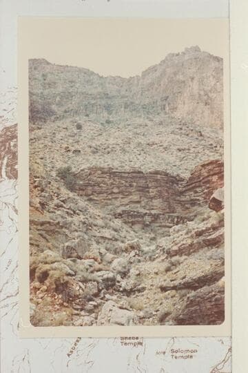 Route up Redwall west of Hance Junction