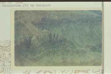 The Stanton-Hislop-Kane route of ascent north of Ra showing the knife edge which Stanton described