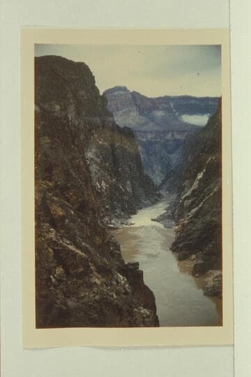 Horn Creek Rapid.  Bright Angel gauge:  7,300 cfs
