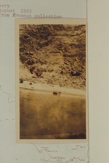 Lees Ferry.  Print from Freeman collection