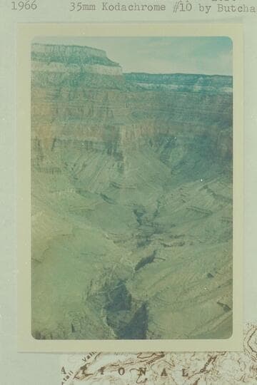 Up Hakatai Canyon to Dutton Point at upper left