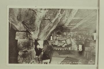 The beginning of Cliff Dwellers Lodge