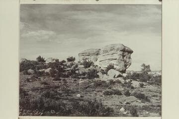 Denis Julien Rock where the Denis Julien 1831 inscription is cut