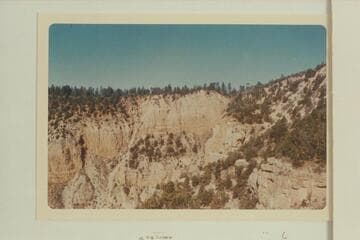 Disturbed strata at Big Saddle