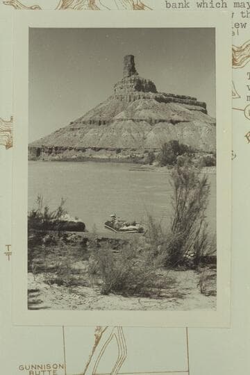Gunnison Butte from the left bank