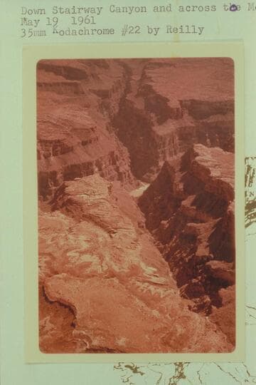 Down Stairway Canyon and across to Mohawk Canyon (?)