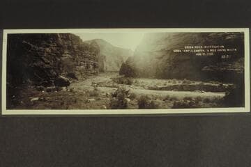 Green River Investigation:  Down Temple Canyon, 1/2 Mile above Mouth