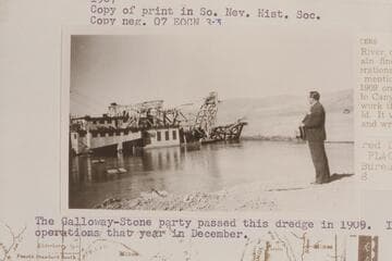 Dredge below El Dorado Canyon