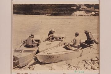 Bailing after run of rapid above Fishtail; about Mile 138 3/4