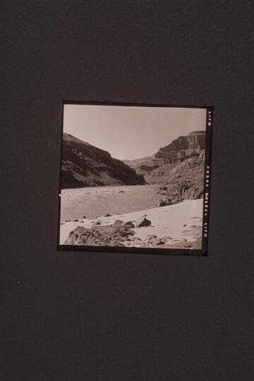 Boat in Dubendorff Rapid; Grand Canyon; Mile 131