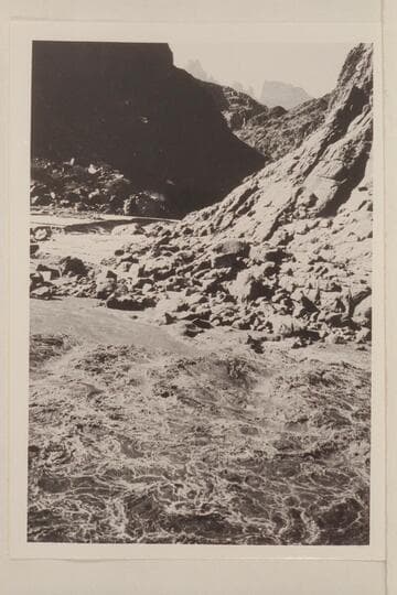 Looking across the head of Lava Cliff Rapids