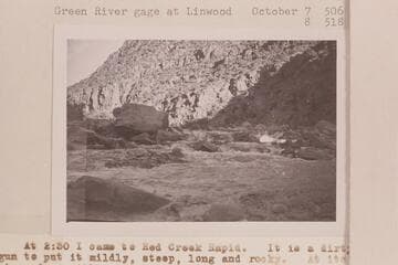 Small side channel at Red Creek Rapid