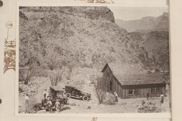 Diamond Creek Hotel (?)  Peach Springs to Colorado River via Peach Springs Canyon.  Hotel and Stage line owned and op. by Farley [sic] & Young 1887
