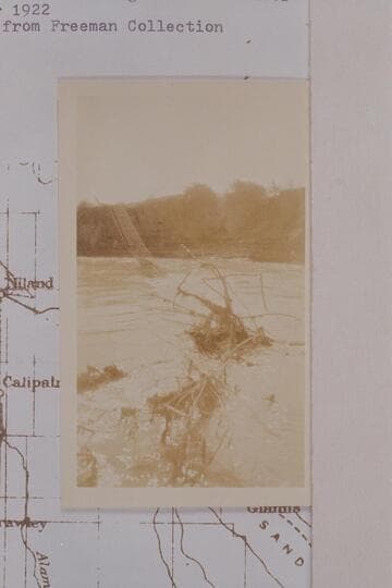 A barbed wire fence blocking the Alamo River