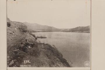 Ferry above the mouth of Rio Virgin