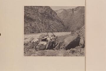 Portage of "Mexican Hat II."  Hells Half Mile