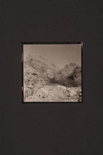 Side canyons at Granite Park.  Fault line